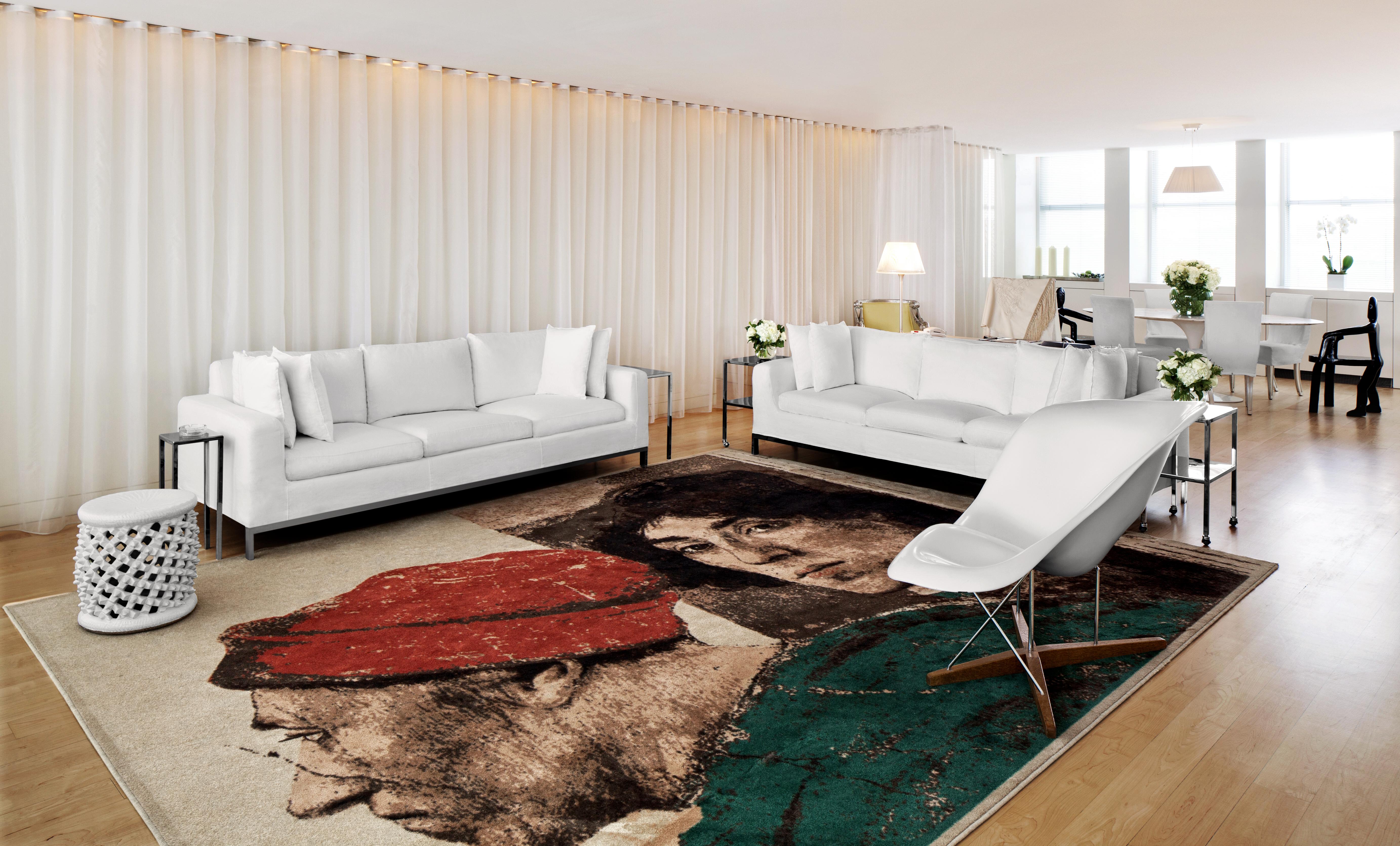 샌더슨 호텔 런던 외부 사진 A carpet in a living room